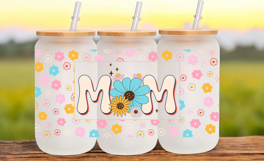 Mom Glass cup