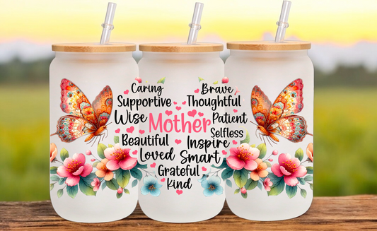 Mom Glass Cup