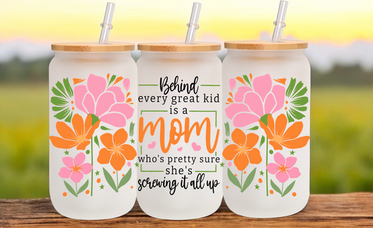 Mom Glass Cup