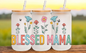 Blessed Mama Glass Cup