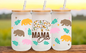 Mama Bear Glass Cup