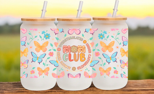 Mom Club Glass Cup