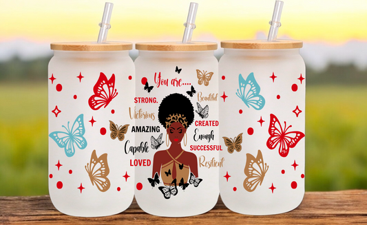 Inspirational Glass Cup