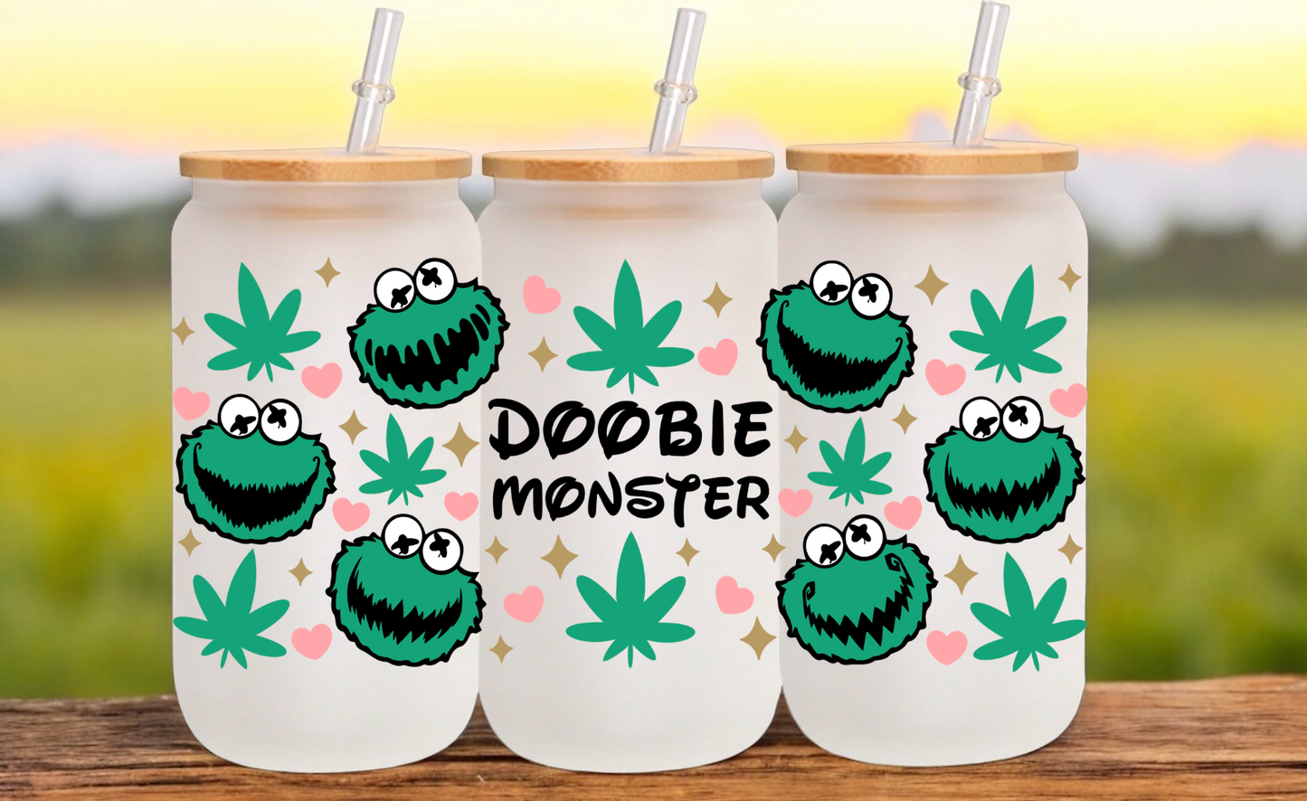 Monster Glass Cup