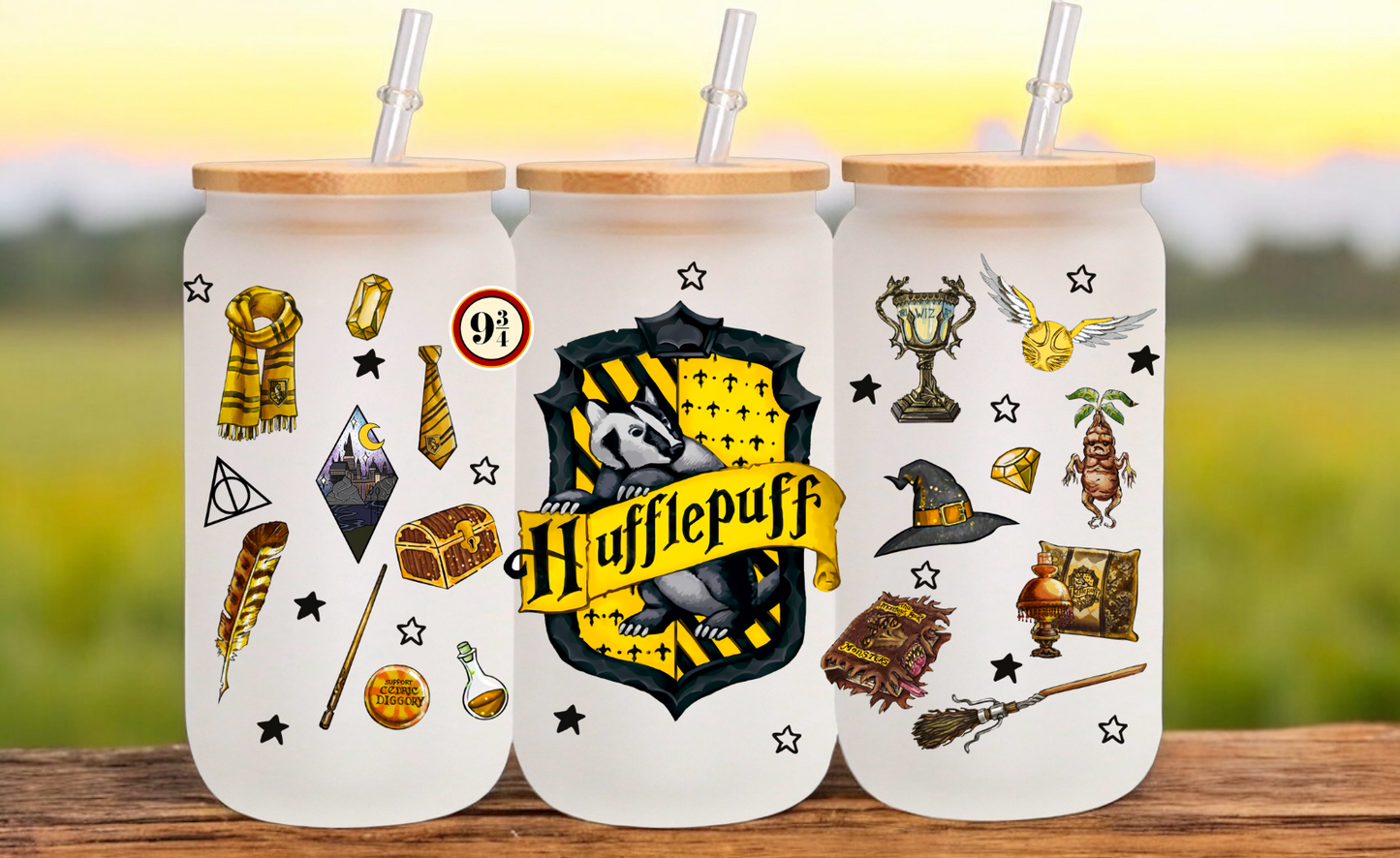 Harry Potter Glass Cup