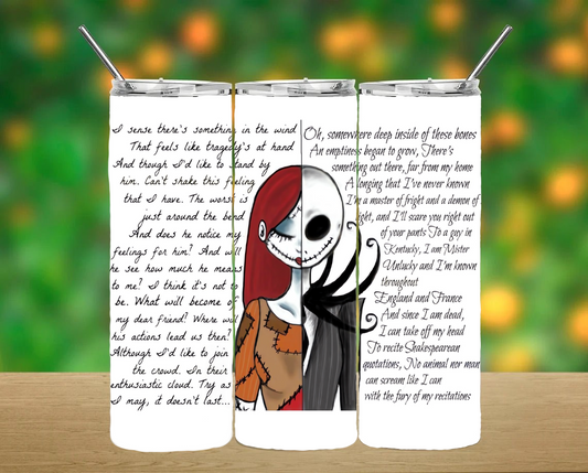 Nightmare Before Christmas Tumbler