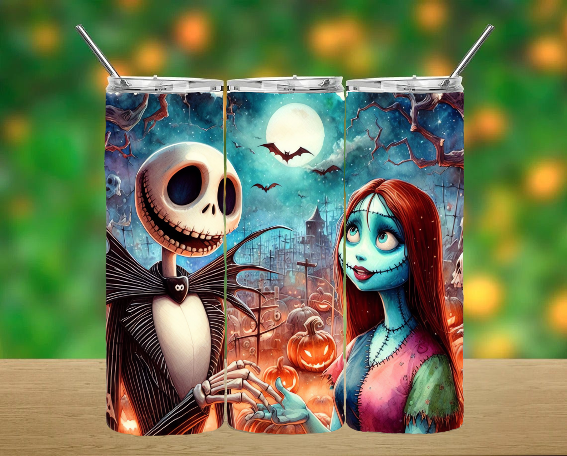 Nightmare Before Christmas Tumbler