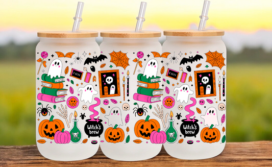 Halloween Glass Cup