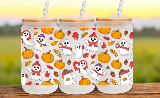 Fall Glass Cup