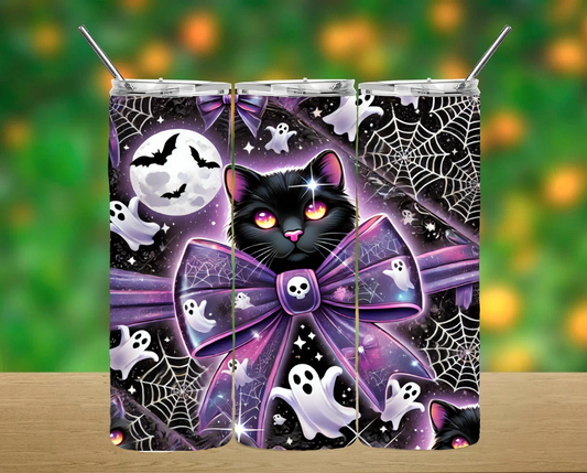 Black Cat Tumbler