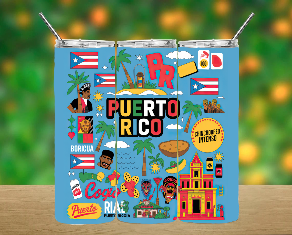Puerto Rico Tumbler