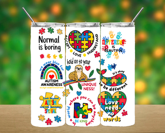 Autism Awareness Tumbler