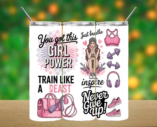 Gym Girl Tumbler