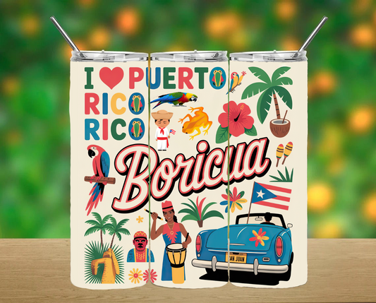 Puerto Rico Tumbler