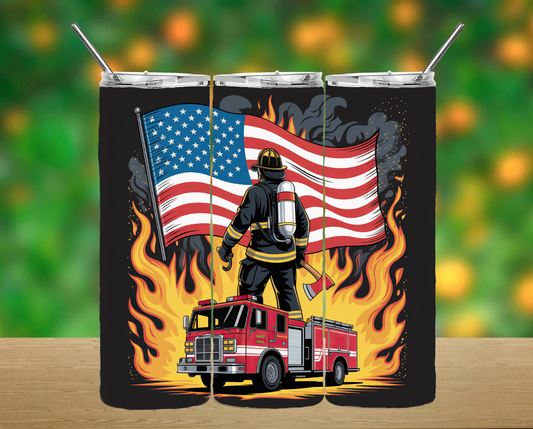 Fireman Tumbler