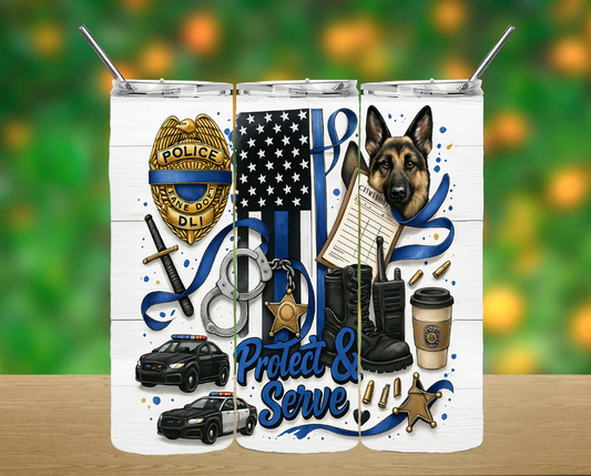 Police Tumbler