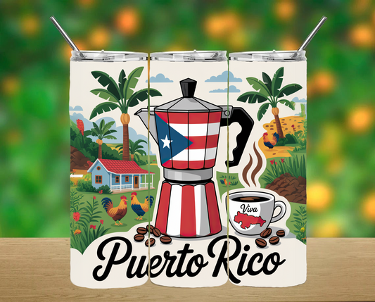 Puerto Rico Tumbler