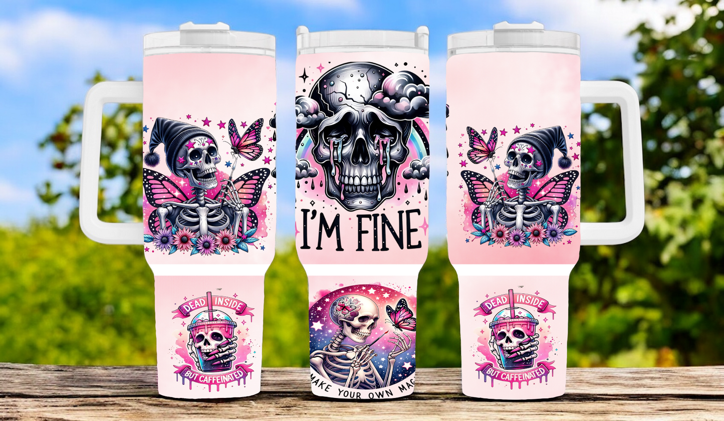 Skull 40oz Tumbler