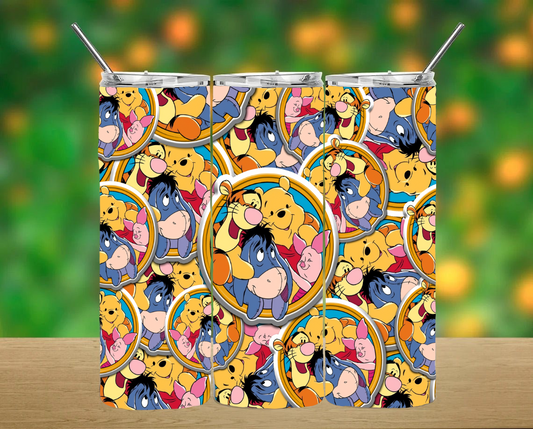 Pooh Bear and Friends Tumbler