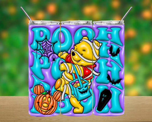 Halloween Pooh Bear Tumbler