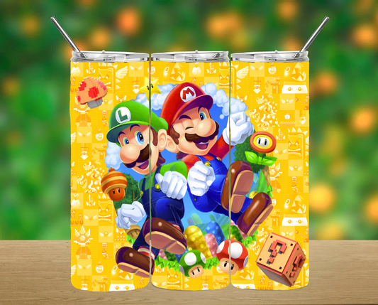 Mario and Luigi Tumbler