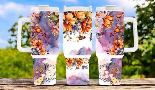 Flower 40oz Tumbler