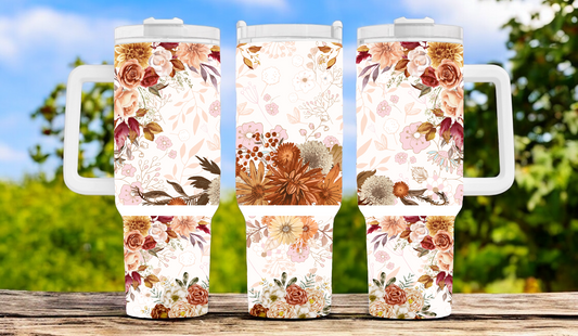 Flower 40oz Tumbler