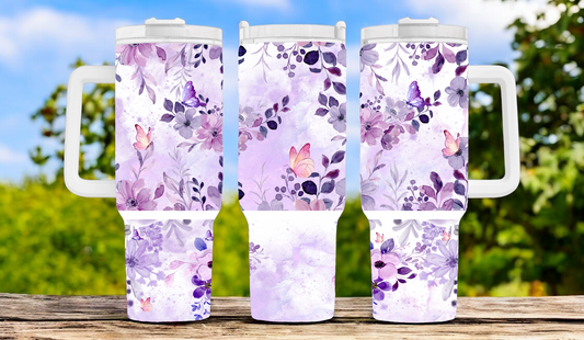 Flower 40oz Tumbler