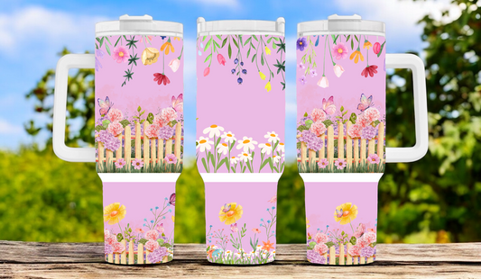 Flower 40oz Tumbler