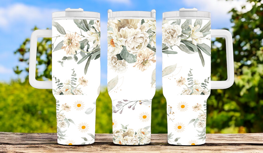 Flower 40oz Tumbler