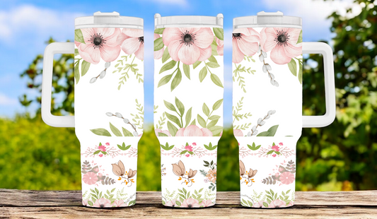 Flower 40oz Tumbler