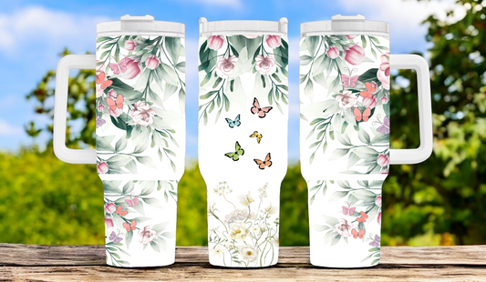 Flower 40oz Tumbler