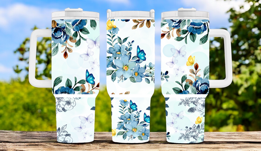 Flower 40oz Tumbler