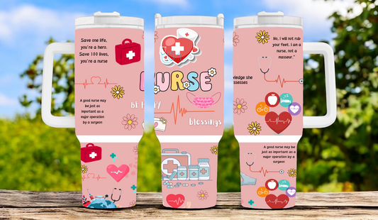 Nurse 40oz Tumbler