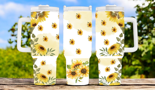 Flower 40oz Tumbler