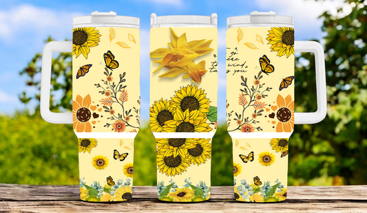 Flower 40oz Tumbler