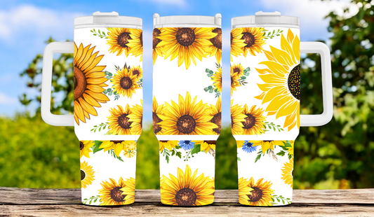 Flower 40oz Tumbler
