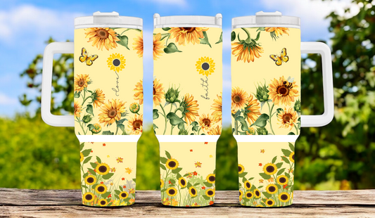 Flower 40oz Tumbler