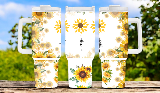 Flower 40oz Tumbler