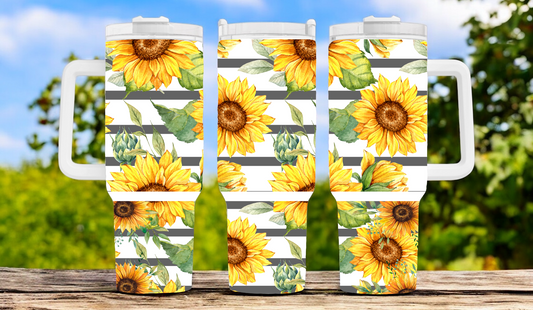 Flower 40oz Tumbler