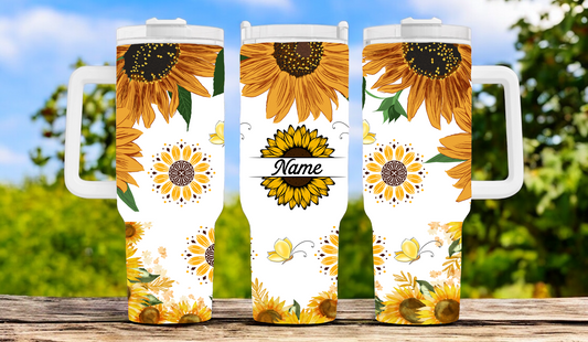 Flower 40oz Tumbler