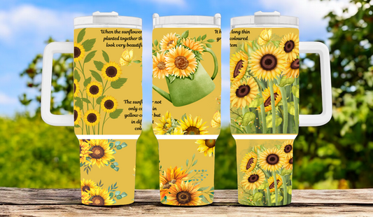 Flower 40oz Tumbler