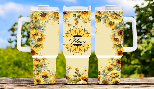 Flower 40oz Tumbler