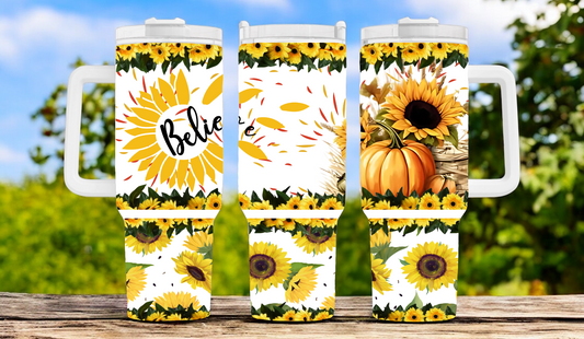 Flower 40oz Tumbler