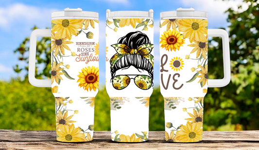 Flower 40oz Tumbler