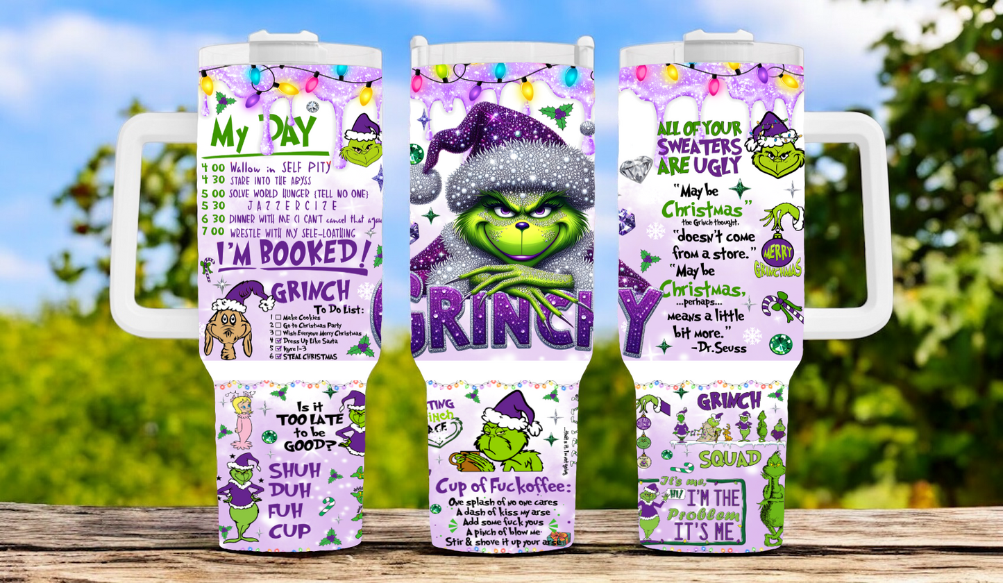 Grinch 40oz Tumbler