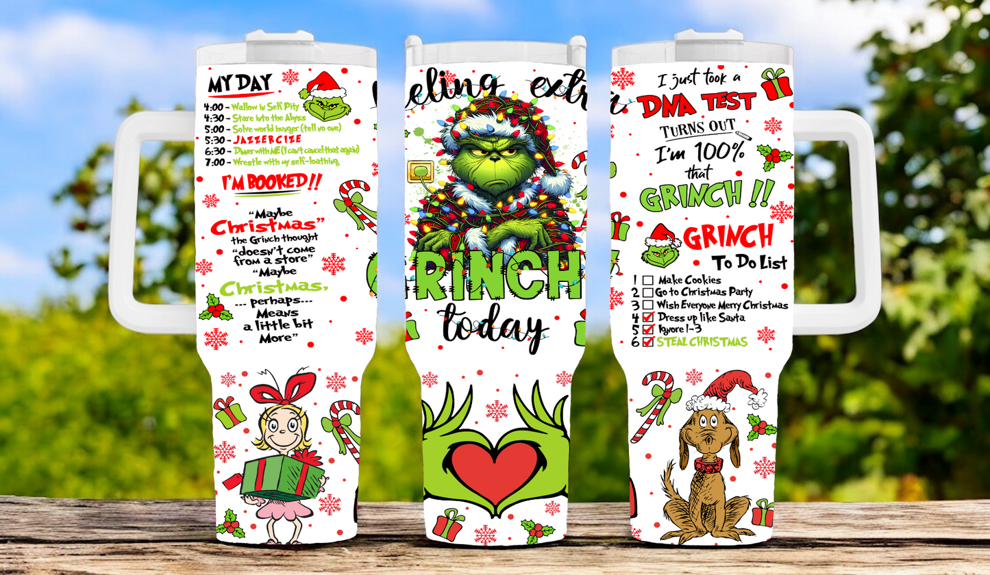 Grinch 40oz Tumbler