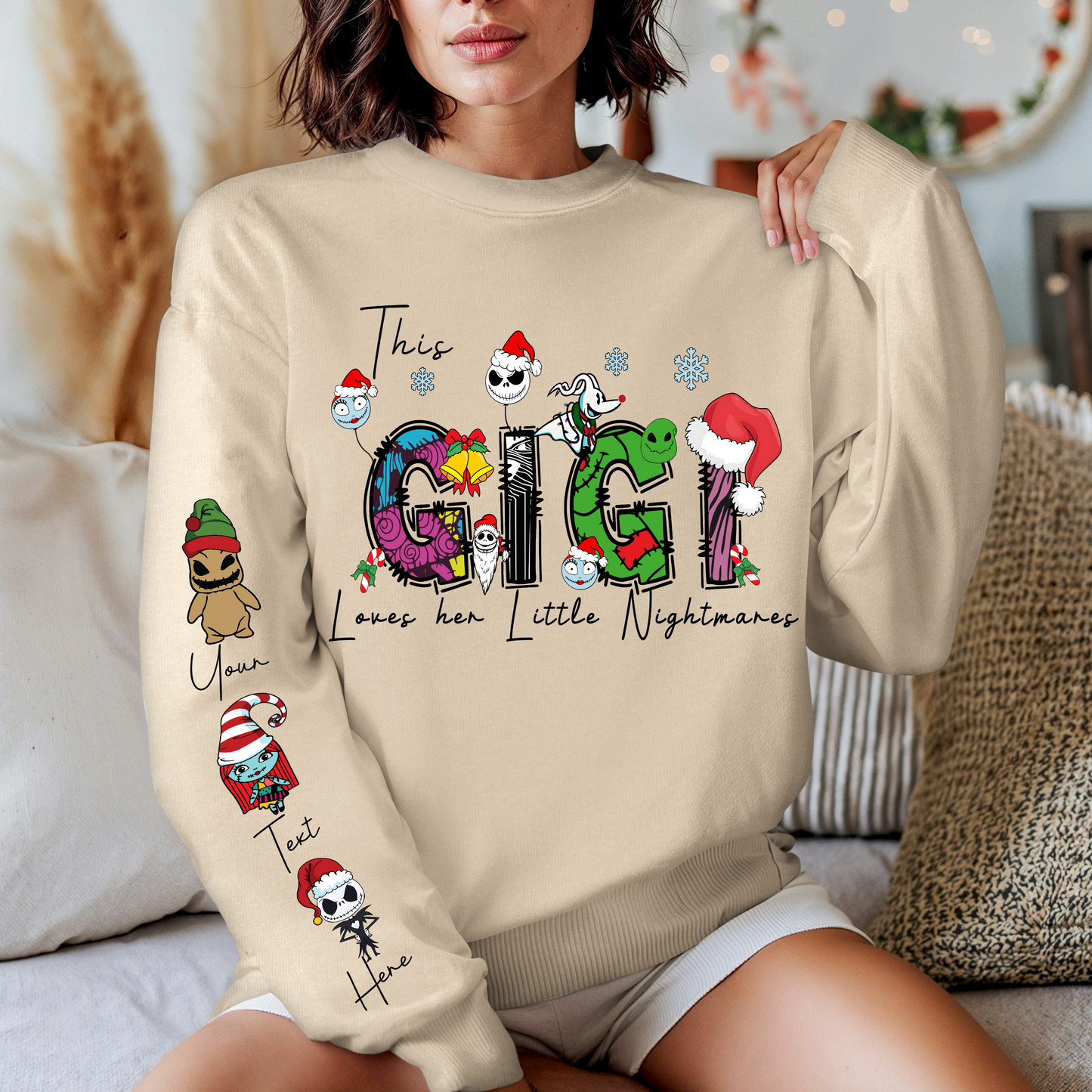 Gigi Nightmare Before Christmas Sweater