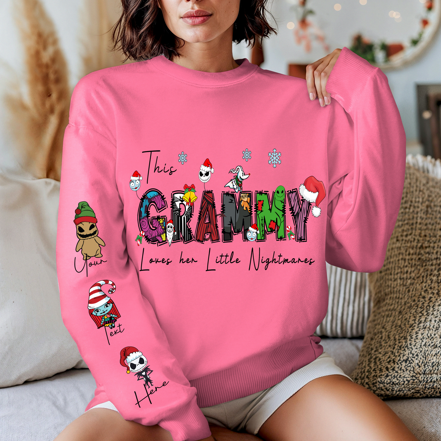 Grammy Nightmare Before Christmas Sweater