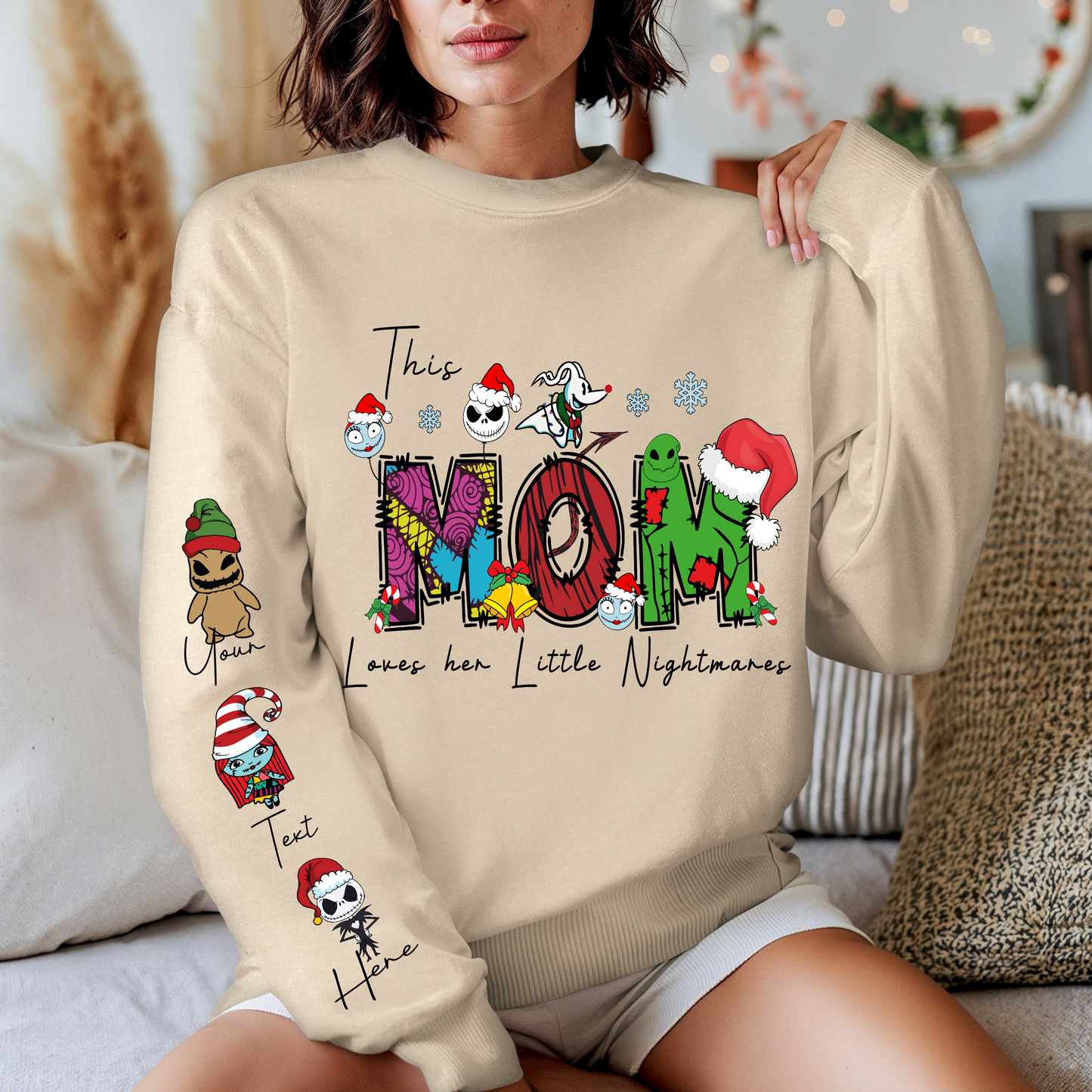 Mom Nightmare Before Christmas Sweater